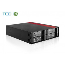 iStarUSA BPU-124DE-SS - 1x 5.25 to 4x 3.5