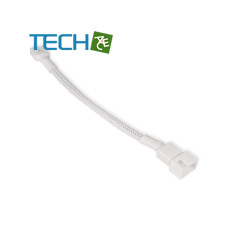 Alphacool 4ピン → 4ピン 拡張ファンケーブル 15cm ホワイト