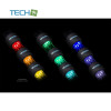 ACool オーロラAurora ハードチューブ LED リング 13mm ディープブラック - RGB