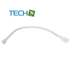 Alphacool ファンケーブル 4 ピン - 4 ピン延長 30cm ホワイト