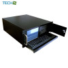 CP-N475LTKB - Industrial 4U chassis with 8 Inch touch display and keyboard