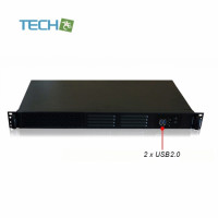 TechAce CP-G125 - 1U most compact Rackmount