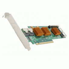 HighPoint RocketRAID 2740 6Gb/s 16-チャンネル PCI-E x16 SAS RAID コントローラー, リテール