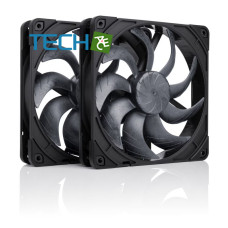 ノクチュア NF-A14x25 G2 PWM Sx2-PP chromax.black 次世代 140mmファン ブラック ２個セット