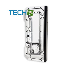 Stealkey Customs SK-Crossflow II PC-O11 EVO RGB Distro Plate D-RGB
