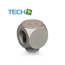 Thermal Grizzly DeltaMate ロータリー T字型フィッティング マットニッケル