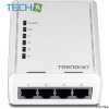 Trendnet TPL-4052E – 4ポート 500Mbps Powerline 500 AVアダプター