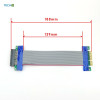CP-PCIE100-4-RC 1 Slot PCI-E 4X riser card w/ribbon cable 1U 2U