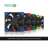 Noctua NF-A8 PWM chromax.black.swap - 80mm fan with swappable anti-vibration pads